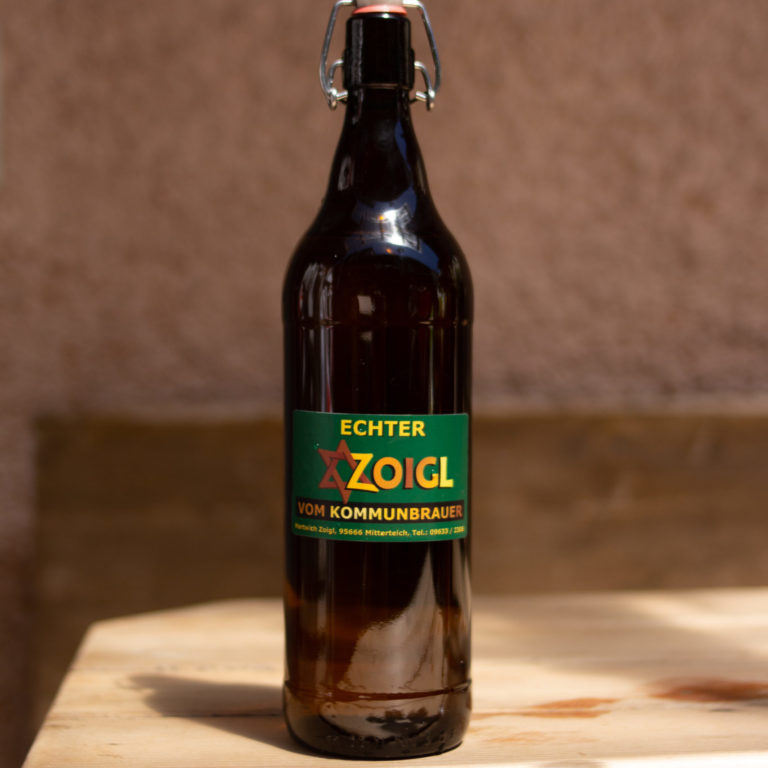 Zoigl Liter Flasche Hartwich Mitterteich Kommunbrauer