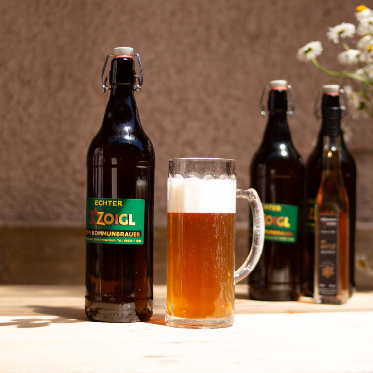 Zoigl Liter Flasche Hartwich Mitterteich Kommunbrauer