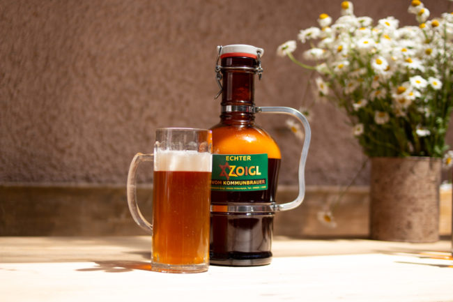 Zoigl Liter Flasche Hartwich Mitterteich Kommunbrauer