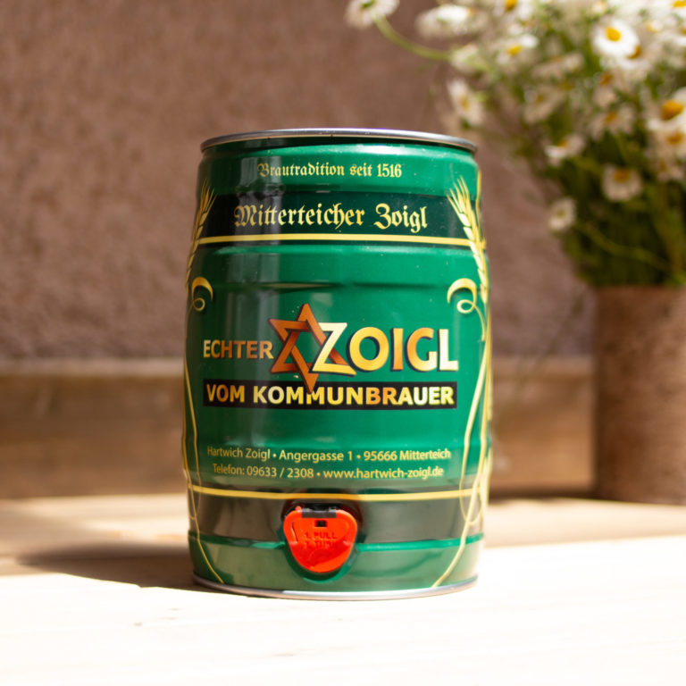 Zoiglfass Partyfass 5 Liter Zoigl Hartwich Mitterteich