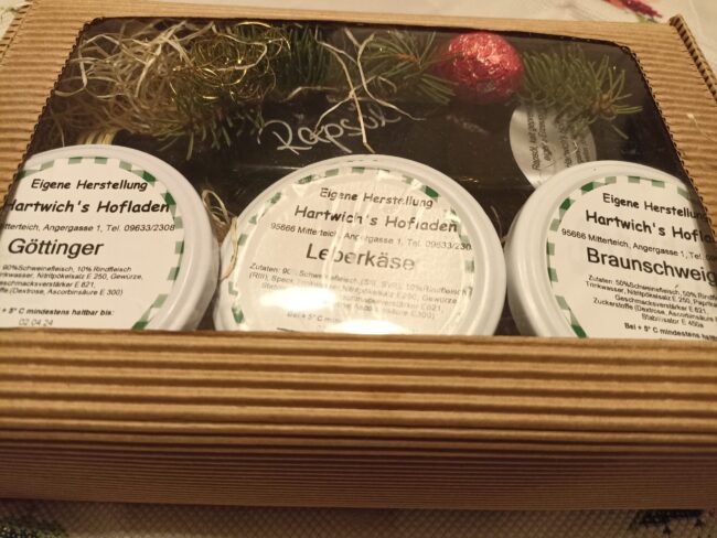 3 Gläser + 1 Rapsöl = 18,- €