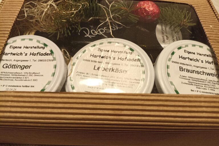 3 Gläser + 1 Rapsöl = 18,- €